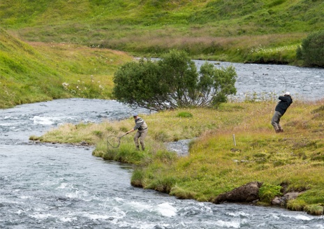 Target North Atlantic salmon alongside your guide