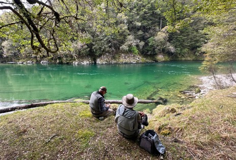 Break for a riverside lunch prepared by the lodge chef 