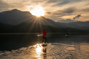 Stand Up Paddleboarding in Revelstoke, BC.