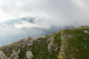 Summer hiking in the French Alps.