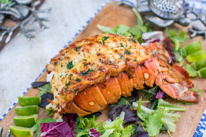 Lobster dish in the Bahamas.