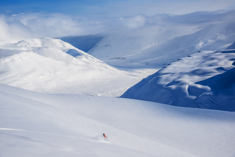 First-Time Heli-Skiers