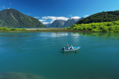 Motor up to Lago Yelcho for the area’s renowned dragonfly hatch